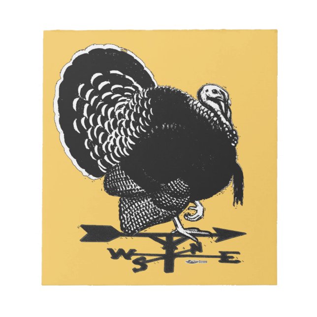 Türkei Weathervane Notizblock (Vorderseite)