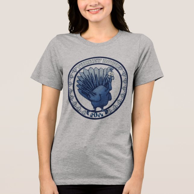 Türkei Wechsel zu aktuellem Jahr Tri-Blend Shirt (Vorderseite)