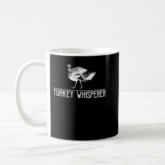Türkei Whisperer-Türkei Jagd-Türkei Jagdsee Kaffeetasse (Links)