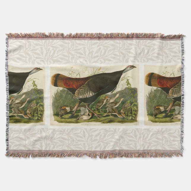 Türkei Wild Audubon Bird Painting Decke (Vorderseite)