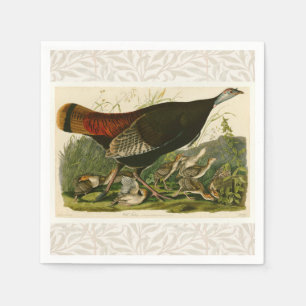 Türkei Wild Audubon Bird Painting Serviette