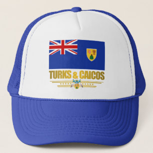 Türken u. Caicos-Stolz Truckerkappe