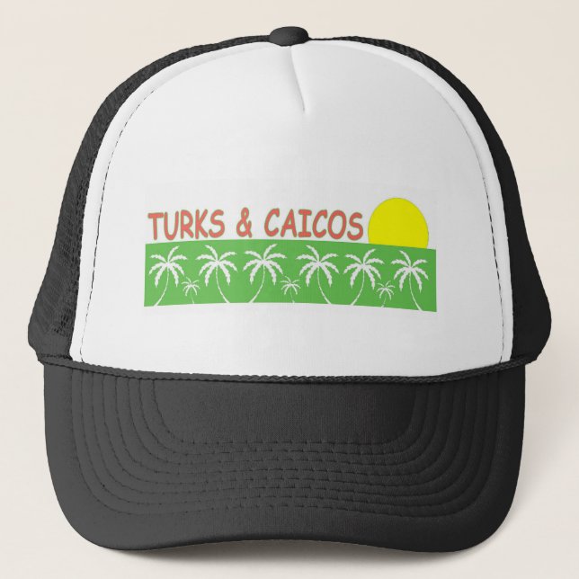 Türken u. Caicos Truckerkappe (Vorderseite)