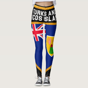 Türken und Caicos-Flagge Leggings