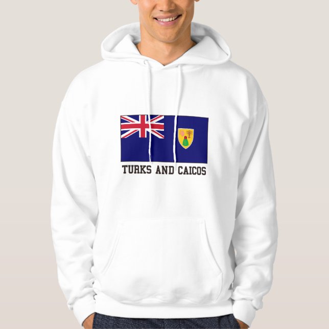 Türken und Caicos Hoodie (Vorderseite)