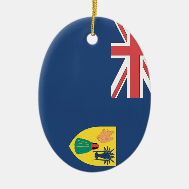 Türken und Caicos Keramikornament (Vorne)