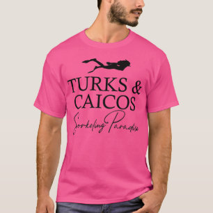 Türken und Caicos Schnorcheln Lover T-Shirt