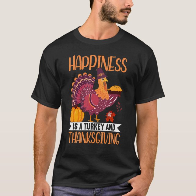 Turkey And Thanksgiving Thanks Giving  Thanksgivin T-Shirt (Vorderseite)