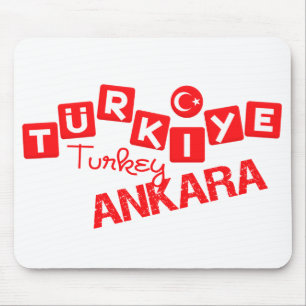 TÜRKEY ANKARA mousepad - anpassen