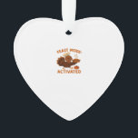 Turkey Chef with Pumpkin Pie Oversized T-Shirt.png Ornament<br><div class="desc">Turkey Chef with Pumpkin Pie Oversized T-Shirt.png</div>