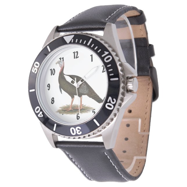 Turkey: Eastern Wild Tom Armbanduhr (Schrägansicht)