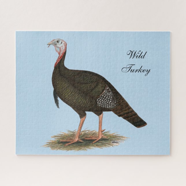 Turkey: Eastern Wild Tom Puzzle (Horizontal)