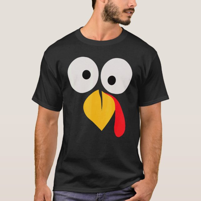 Turkey Face Pilgrim  Thanksgiving Costume  2 T-Shirt (Vorderseite)