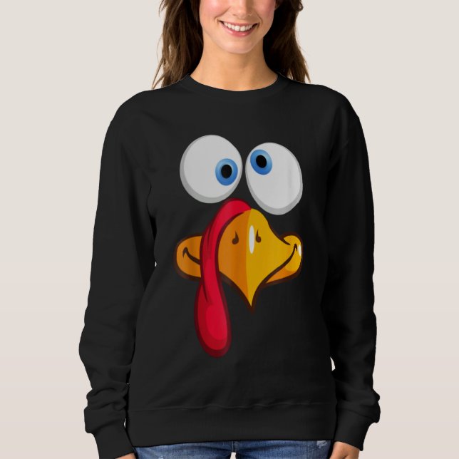 Turkey Face, Turkey Face Fun - Turkey Face Fun Tha Sweatshirt (Vorderseite)