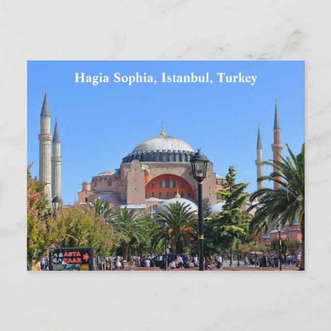 Turkey Istanbul Hagia sophia Postcard Postkarte (Vorderseite)