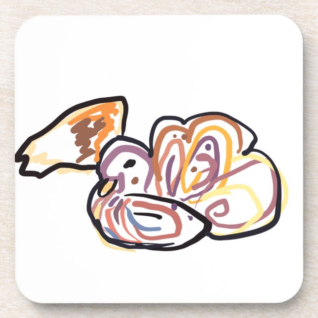 Turkey love it getränkeuntersetzer (Vorderseite)