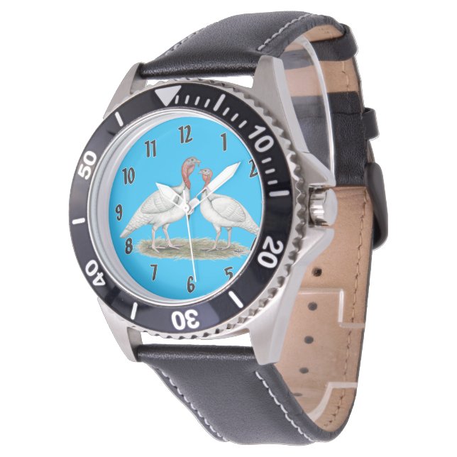 Turkey Mini Whites Armbanduhr (Schrägansicht)