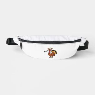 Turkey Moo Cow Funny Erntedank Performance Spri Bauchtasche