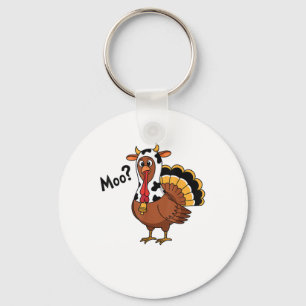 Turkey Moo Cow Funny Erntedank Performance Spri Schlüsselanhänger