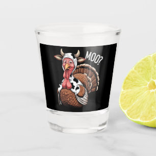 Turkey Moo Funny Erntedank Schnapsglas