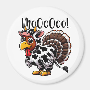 Turkey Moo Magnet
