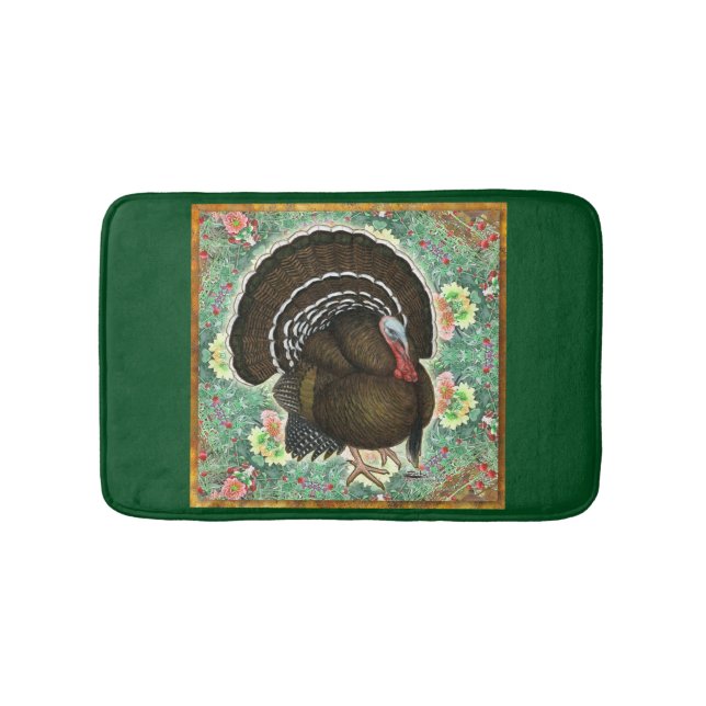 Turkey On the Greens Badematte (Vorderseite)