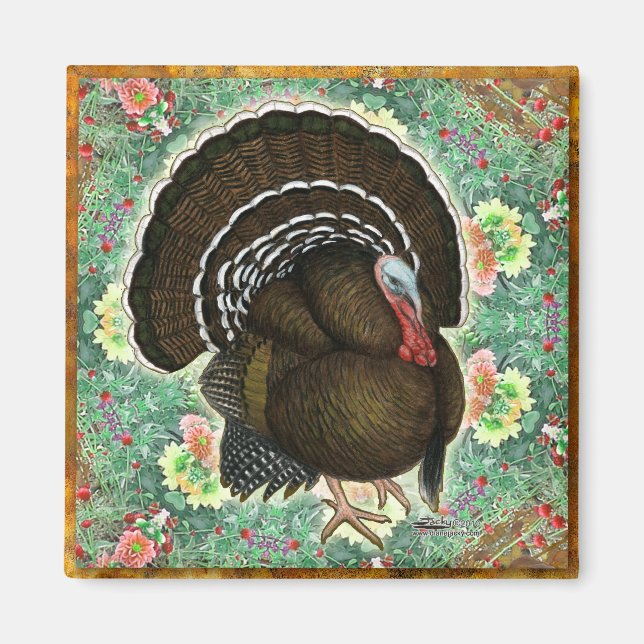 Turkey On the Greens Magnet (Vorne)