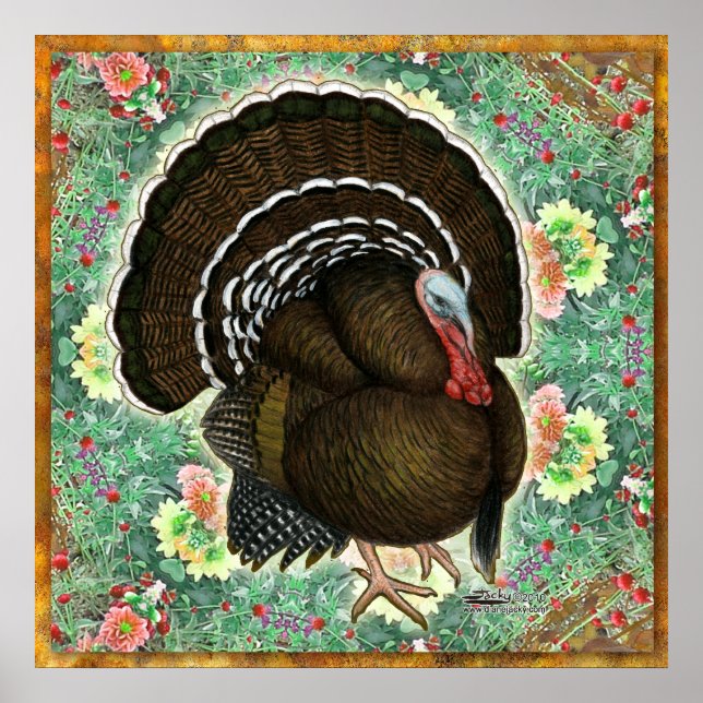 Turkey On the Greens Poster (Vorne)