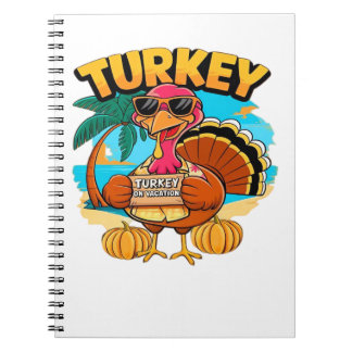 Turkey on Vacation in Jamaica Classic T-Shirt.png Notizblock