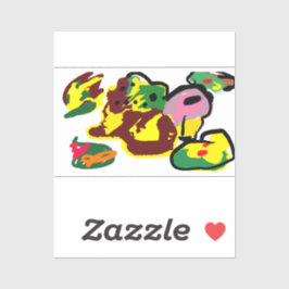 Turkey paint aufkleber