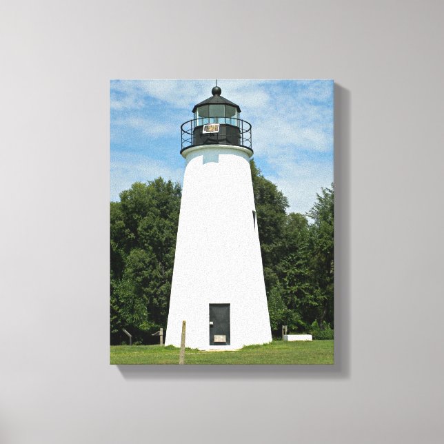 Turkey Point Lighthouse, Maryland Canvas Print Leinwanddruck (Vorderseite)