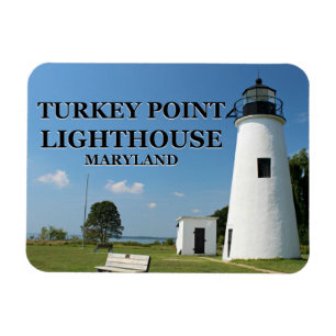 Turkey Point Lighthouse, Maryland Flexi Magnet
