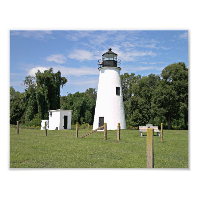Turkey Point Lighthouse, Maryland Foto Print (Vorne)