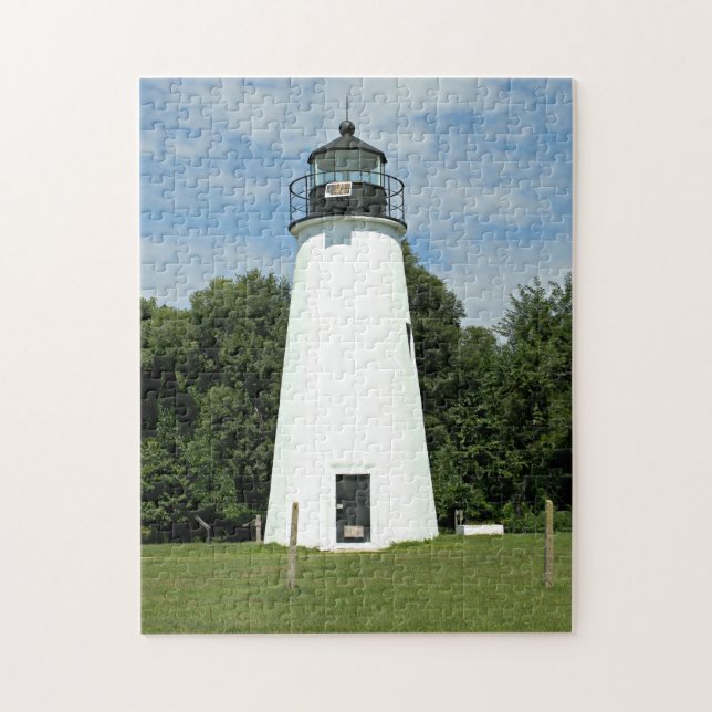 Turkey Point Lighthouse, Maryland Jigsaw Puzzle (Vertikal)