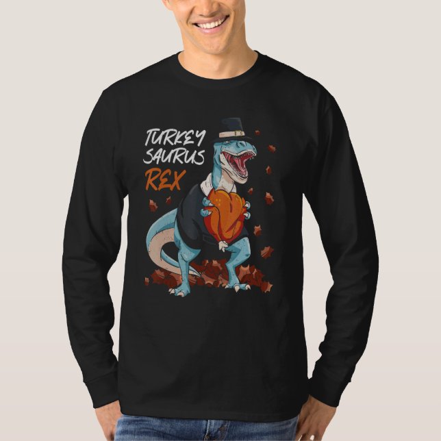 Turkey Saurus Rex Thanks Giving  Rex Thanksgiving T-Shirt (Vorderseite)