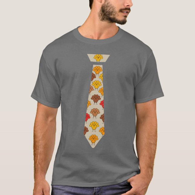 Turkey thanksgiving tie gift T-Shirt (Vorderseite)