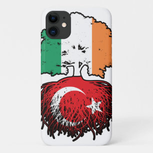 Turkey Turkish Irland Ireland Tree Roots Flag Case-Mate iPhone Hülle