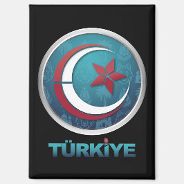 Turkey Turkiye Europe Asia Magnet