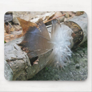 Turkey Vulture Feather Coordinating Items Mousepad