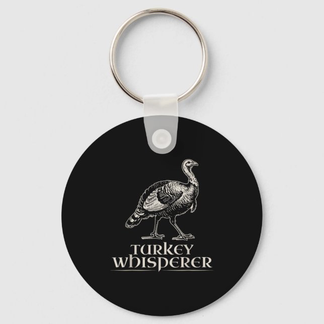 Turkey Whisperer Funny Hunting Gift For Men Women  Schlüsselanhänger (Vorderseite)