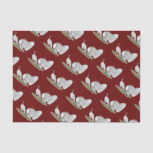 Turkeys White Holland Seidenpapier