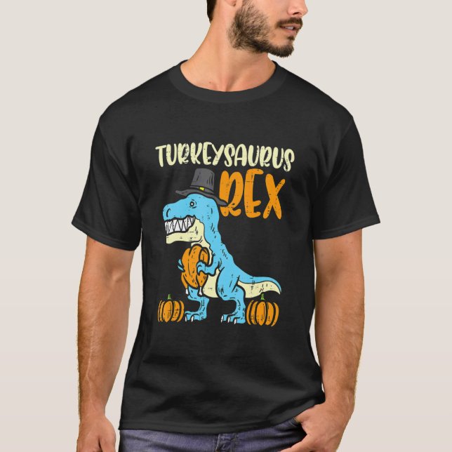 Turkeysaurus Rex Dab Türkei Dino Kleinkind Boys al T-Shirt (Vorderseite)
