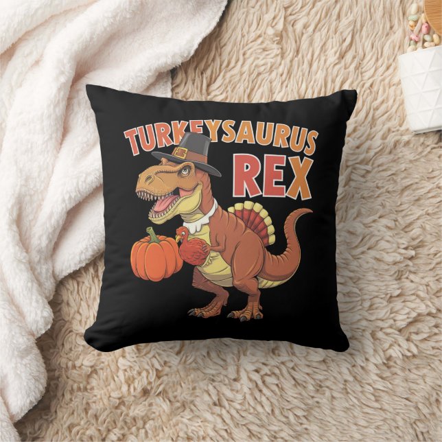 Turkeysaurus Rex Dab Turkey Dino Kleinkind Boys Kissen (Decke)