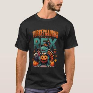 Turkeysaurus Rex Erntedank Dinosaur Türkei Dino T-Shirt