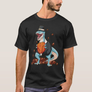 Turkeysaurus Rex Türkei Dino Pilgrim Boys Thanksgi T-Shirt