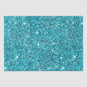 Türkis Aqua Glitzy Sparkle Glitzer Seidenpapier