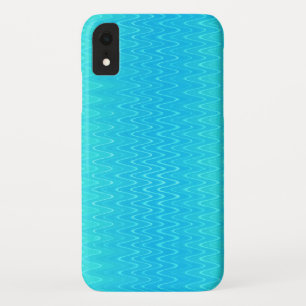 Türkis Aquamarin Blue Green Zigzag Muster Case-Mate iPhone Hülle