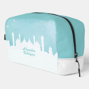 Türkis Arabian Nights Wasserfarbe Waschbeutel