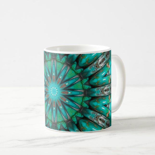 Türkis Art 1 Tasse (VorderseiteRechts)