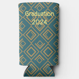 Türkis Art Déco Selters Dosenkühler